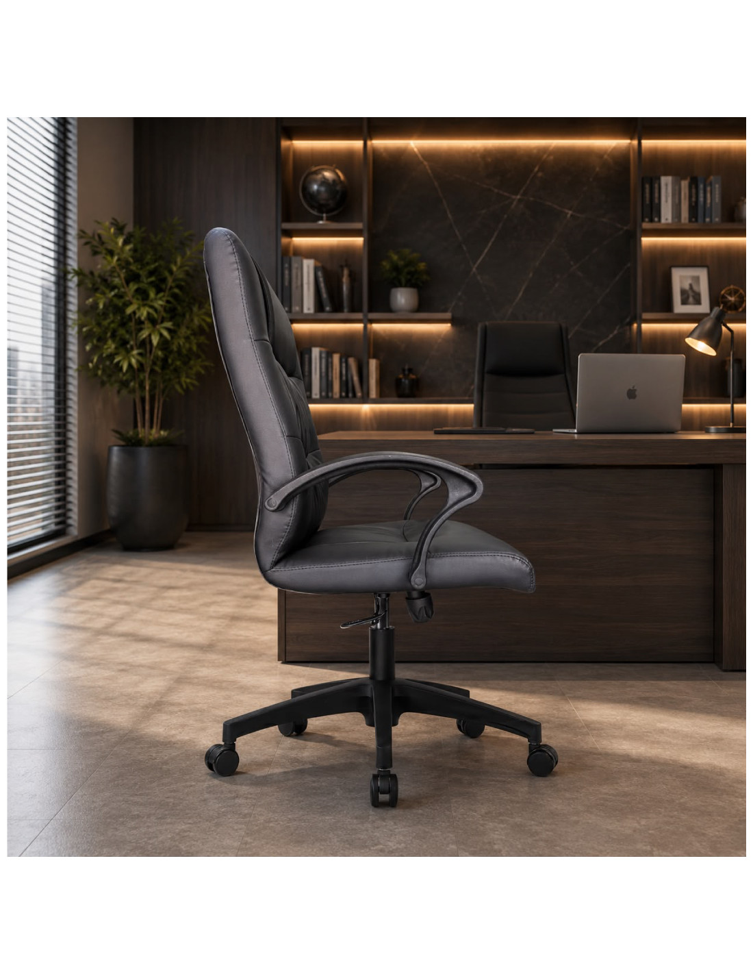 SILLA OFICINA EUFORIA COLOR NEGRO