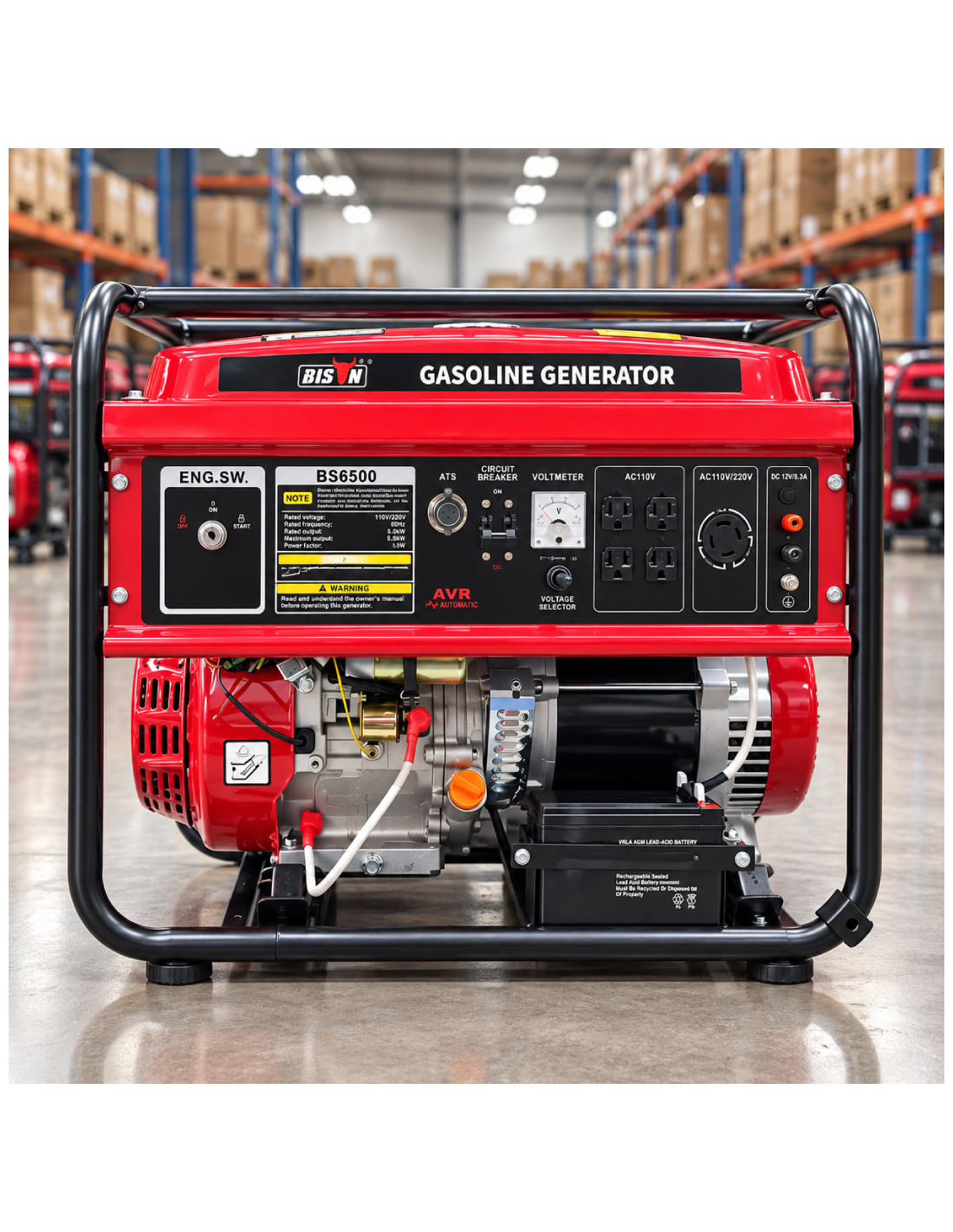 GENERADOR GASOLINA BISON 5500KW