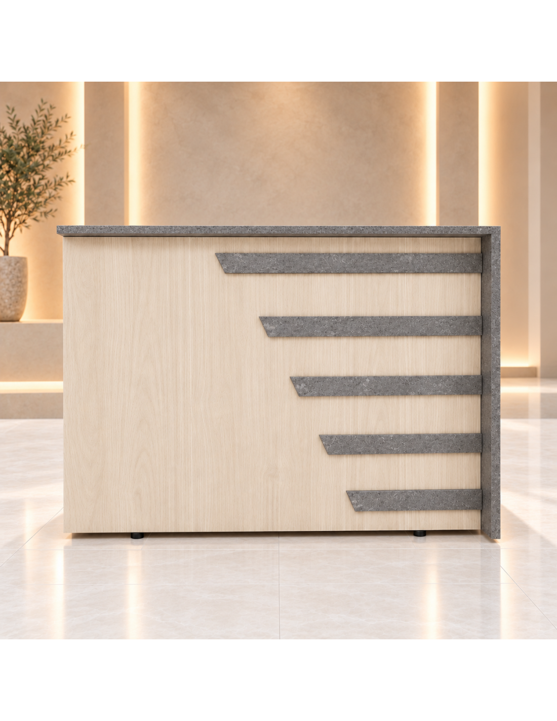 COUNTER RECEPCIÓN RUSTIK 120CM