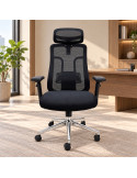SILLON DE OFICINA ROSA COLOR NEGRO