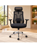 SILLON DE OFICINA ROSA COLOR NEGRO