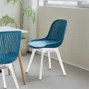 SILLA FIJA MADELINE AZUL