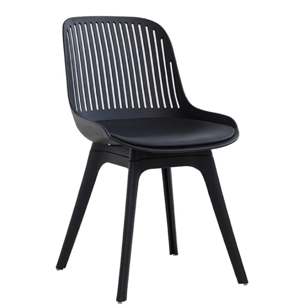 SILLA FIJA MADELINE NEGRO