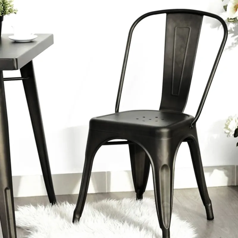 SILLA VISITA TOLIX COLOR NEGRO