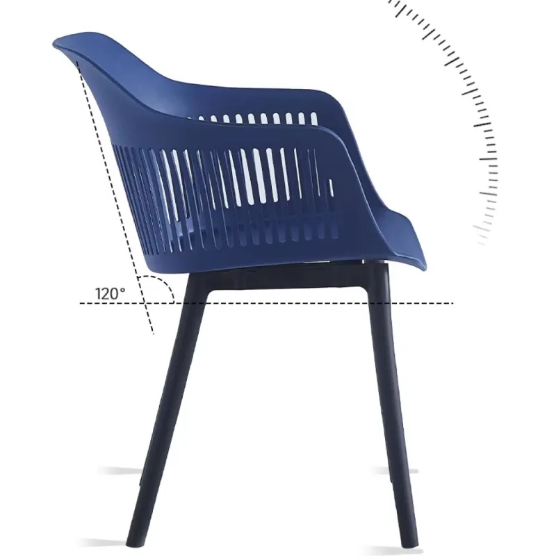 SILLA VISITA KAIRA COLOR AZUL