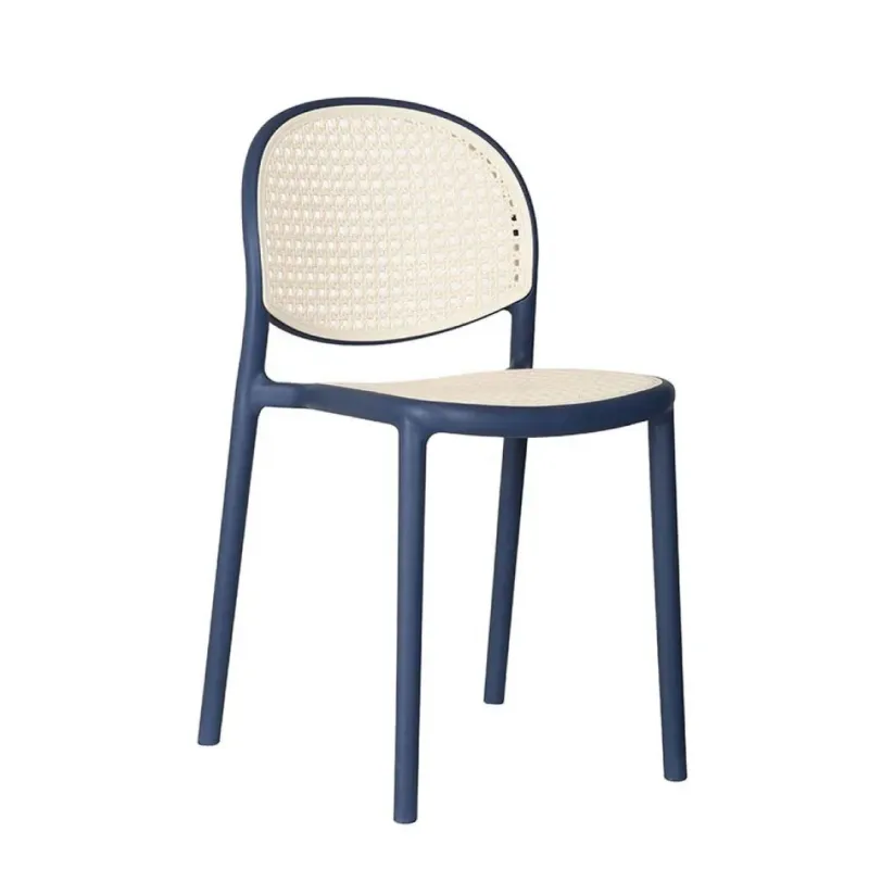 SILLA VISITA FLOYD CUERPO AZUL