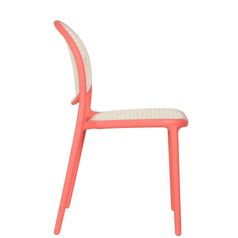 SILLA VISITA FLOYD CUERPO ROSADO