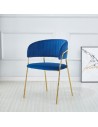 SILLA FIJA TANIA AZUL