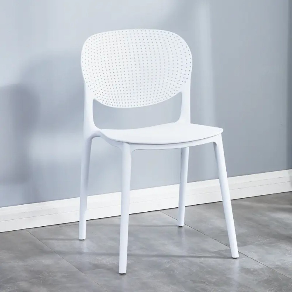 SILLA FIJA DASHA COLOR BLANCA