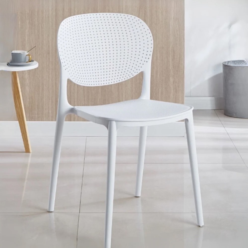 SILLA FIJA DASHA COLOR BLANCA