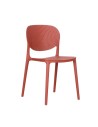 SILLA FIJA DASHA COLOR ROJA