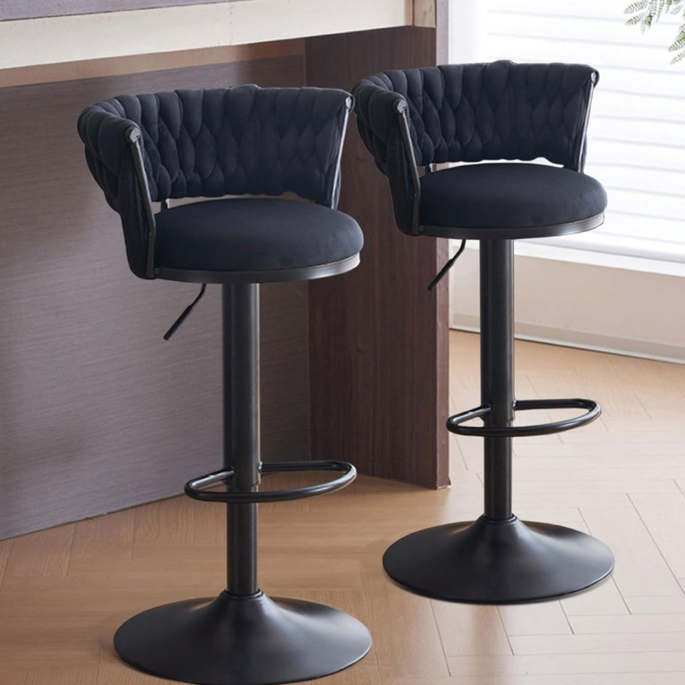 SILLA BAR  KIARA NEGRO